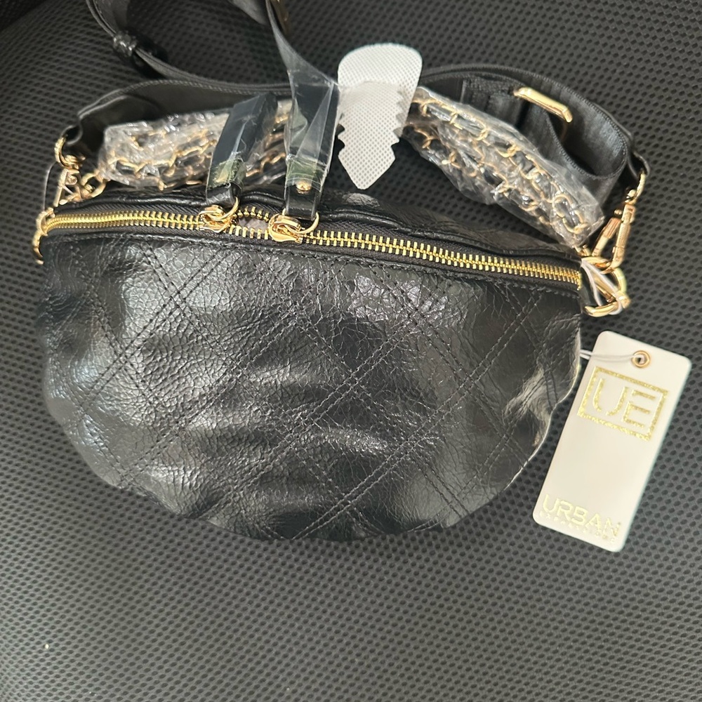 Vici Jenny faux leather belt bag black